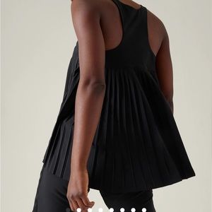 Athleta swing forward pleated tank US XS new with tags never worn